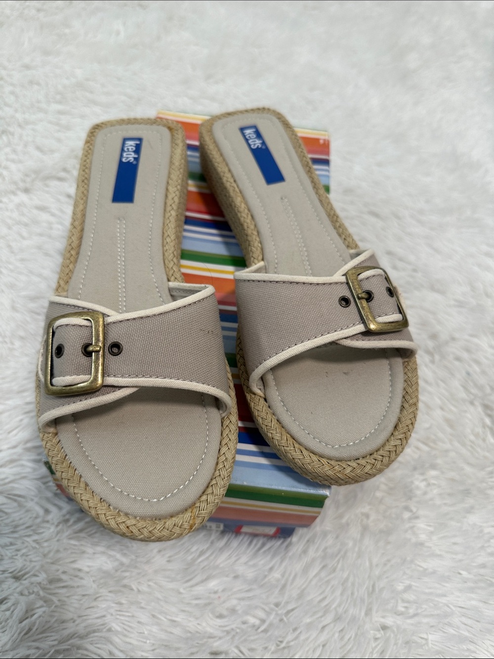 🥕 NWT KEDS Maddy Canvas Sandal